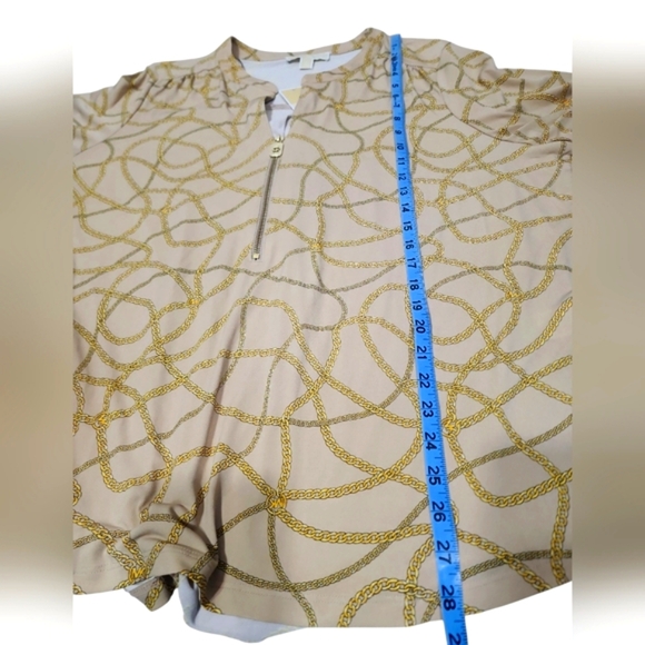 Michael Kors Chain Link Pattern Blouse. Women’s size 2x - Picture 7 of 11